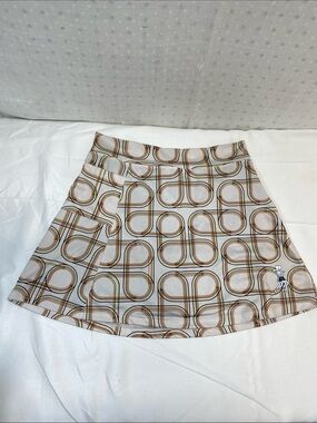 Running Skirts Geometric Print Skort Size 2 Super Duper Sweatwicking Blend